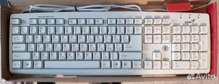 Компьютерная проводная клавиатура и мышь. Новые