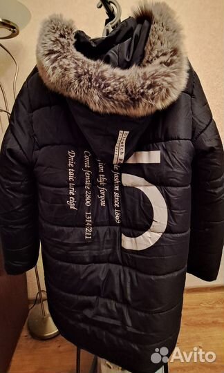 Пальто зимнее для мальчика 10-11 лет