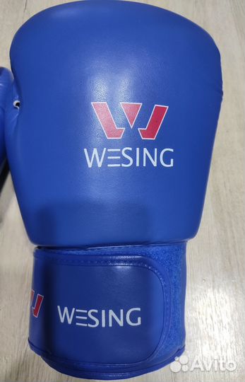 Боксерские перчатки 14 oz wesing из микрофибры