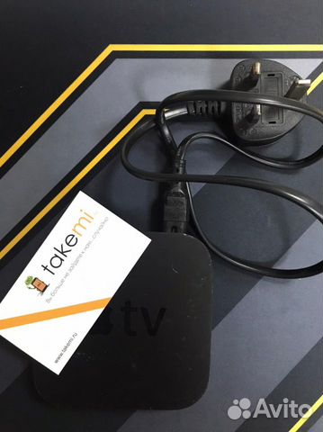 Apple TV HD, черный