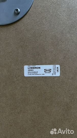 Письменный стол - IKEA linnmon, 100x60 см, черный
