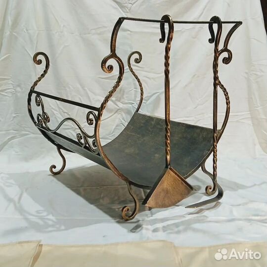 Кованый каминный набор