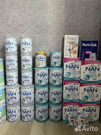 Nan optipro 3 и 4 800 гр