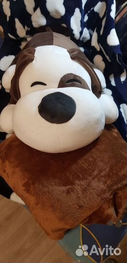 Игрушка/подушка/плед Собака