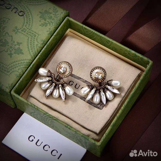 Серьги gucci