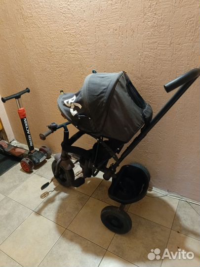 3х колесный велосипед с ручкой