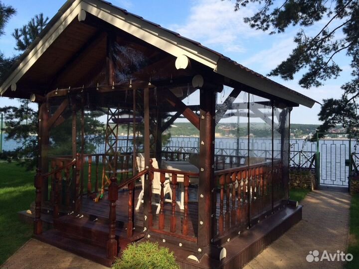 Мягкие окна для дачи, бани, беседки, веранды