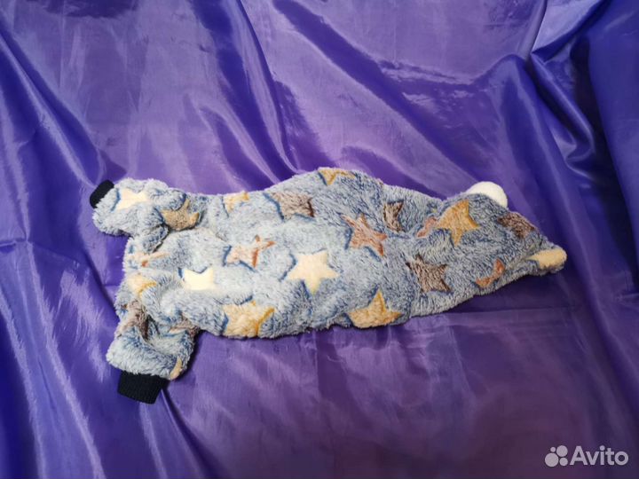 Пижамка для короткошёрстных собак на холодные врем