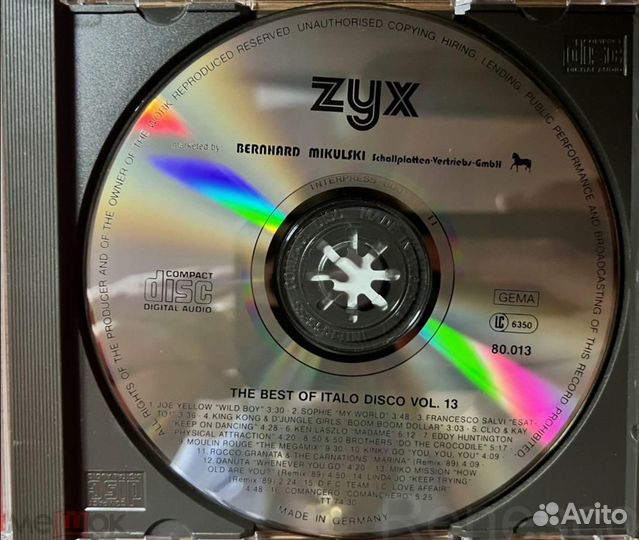 The Best Of Italo Disco Vol. 13 (Germany) (1989)