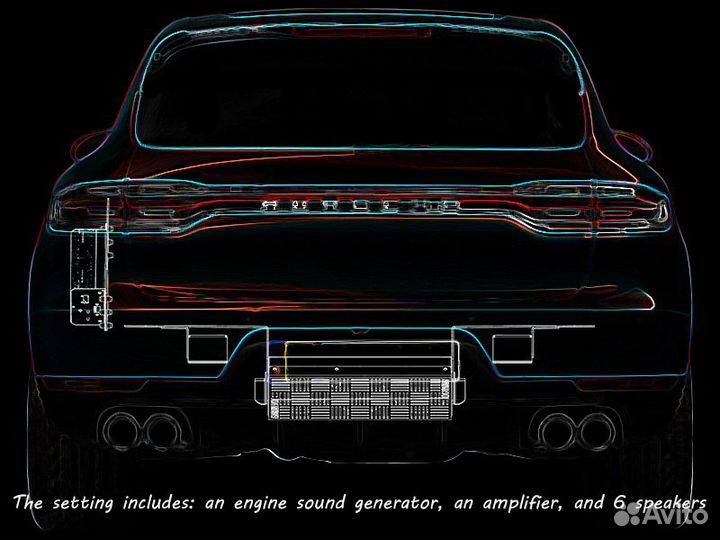 Активный выхлоп EngineVox Порше Макан
