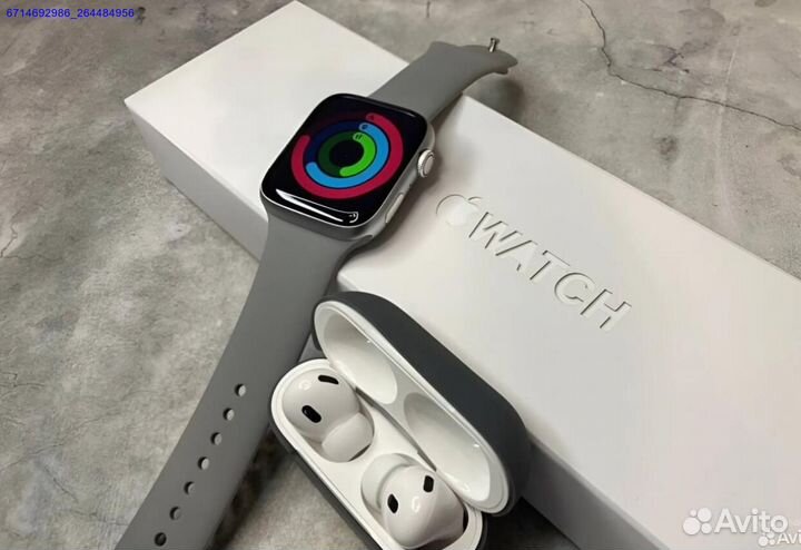 AirPods pro2(с чехлом) + Apple watch 8 MAX (Арт.80