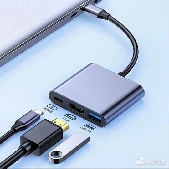 Переходник usb type c для Apple MacBook