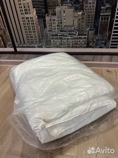 Одеяло 1.5 спальное лебяжий пух/тик