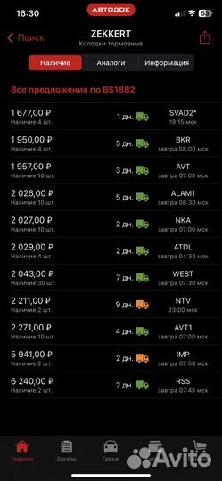 Тормозные колодки