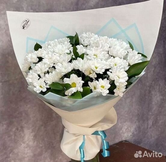 Букет цветов с Хризантемами