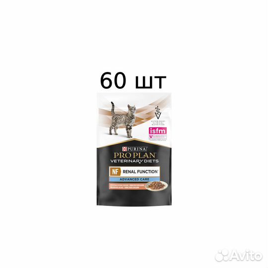 Корм для кошек NF advanced пауч 60шт Курица/Лосось