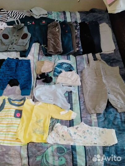 Большой пакет вещей на мальчика