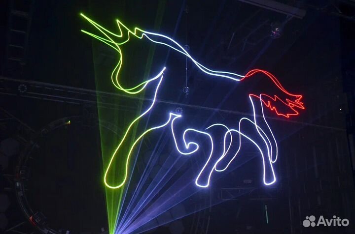 4w Лазер мощный цветной для шоу для клуба, SV-4w40