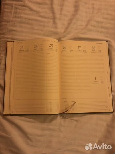 Ежедневник 2009 год кожаный