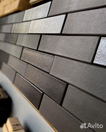 Кирпич лицевой Черный