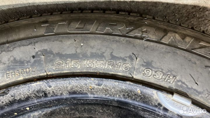 Колесо летнее 215/55 R16 Bridgestone Turanza ER30