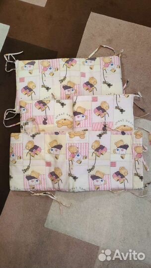 Бортики в детскую кроватку новые