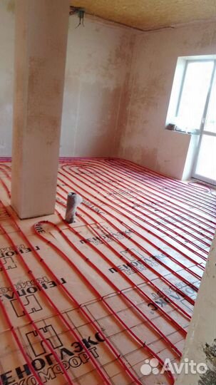 Монтаж отопления и водоснабжения. Теплый пол