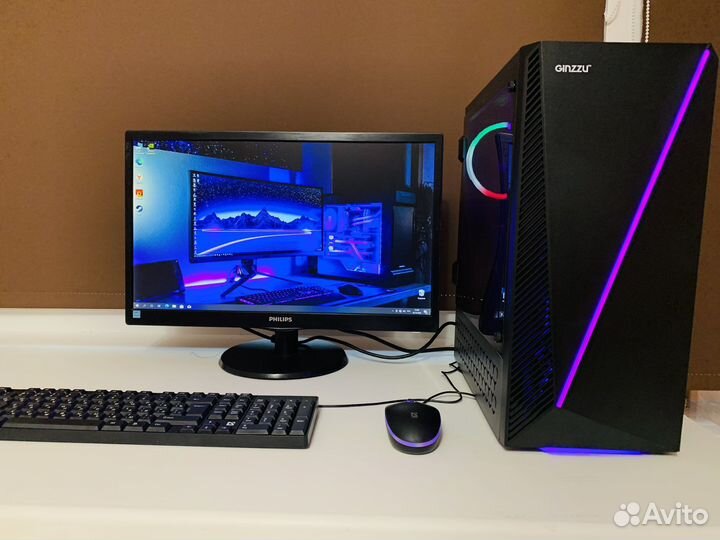 Игровой пк/intel I5-10400/RAM 16gb/GTX 1660 super