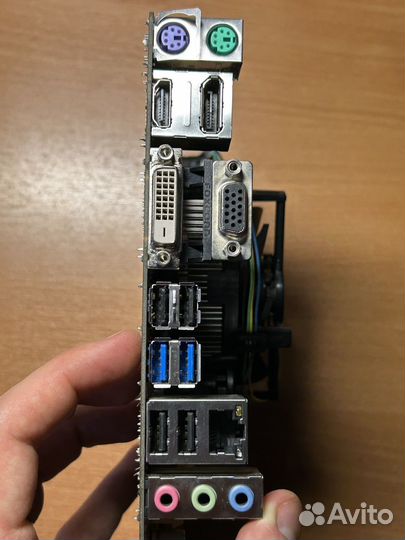 Материнская плата Asus B85M-E + процессор i5