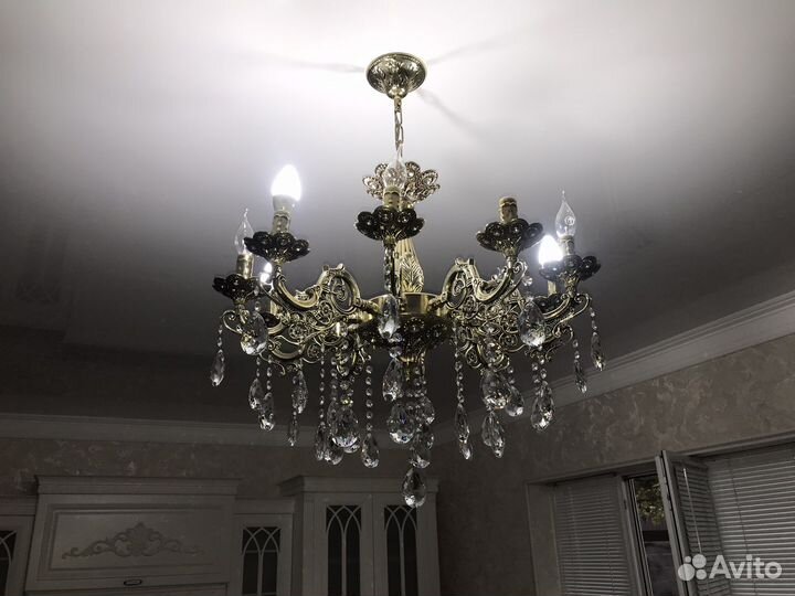 Люстра бронза