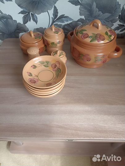 Столовый сервиз глина