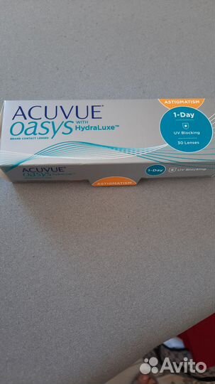 Линзы контактные acuvue oasys однодневные