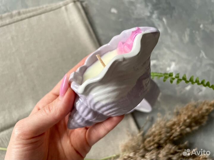 Ваза для цветов маленькая вазочка со свечой набор