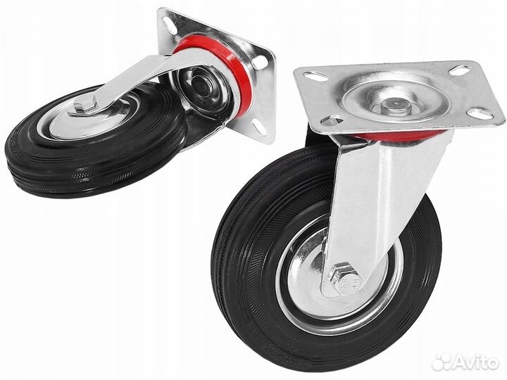 Колесо 125 мм. поворотное