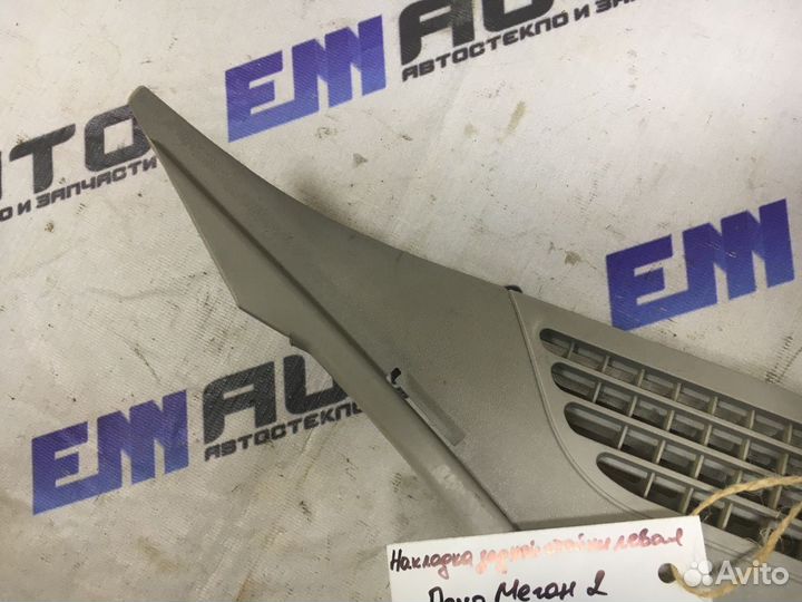 Накладка задней стойки левая Рено Меган 2