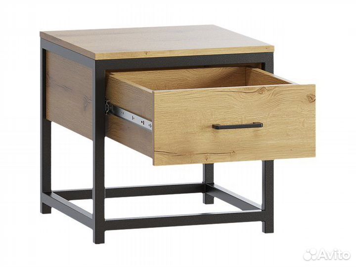 Тумба прикроватная Лофт Дуб Золотистый