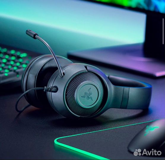 Наушники с микрофоном Razer Kraken X Lite
