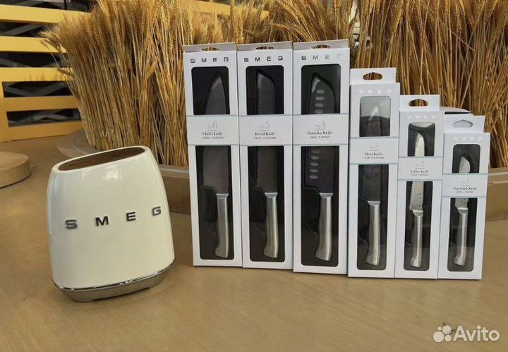Комплект ножей smeg