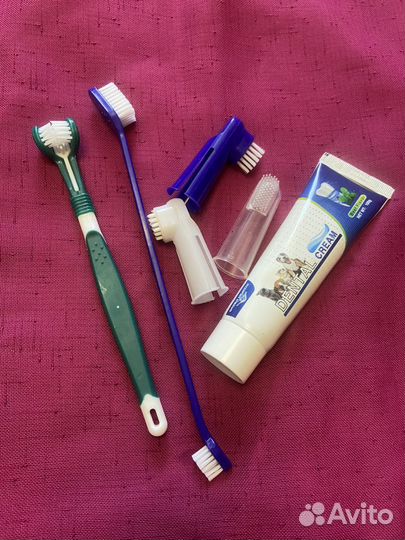 Полный набор для ухода за зубами кошек и собак