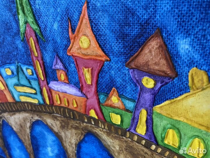 Картина горбатый мост