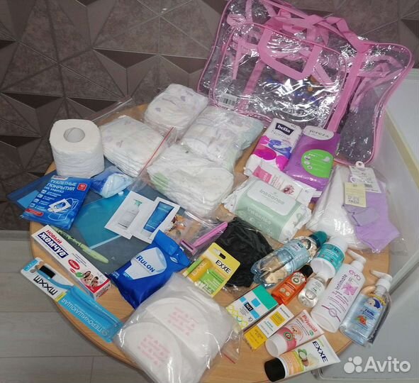 Сумка в роддом готовая(набор Премиум)