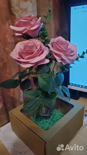 Розы композиция