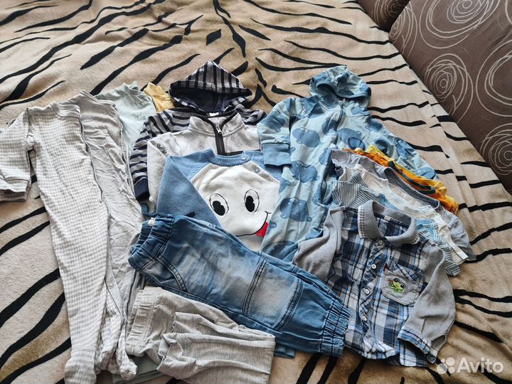 Детские вещи пакетом на мальчика 80-86