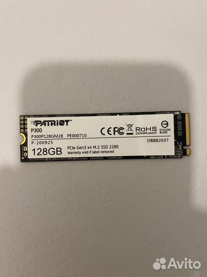 Ssd m2 nvme Patriot P300