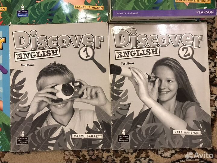 Учебники Discover #1, 2, 3, английский язык