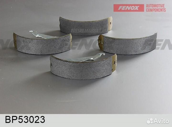 Fenox BP53023 Колодки тормозные барабанные зад пра