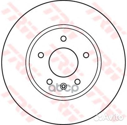 Диск тормозной перед DF4928S TRW