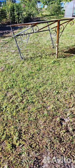 Дверь металлическая Б/у. Козырёк дверной