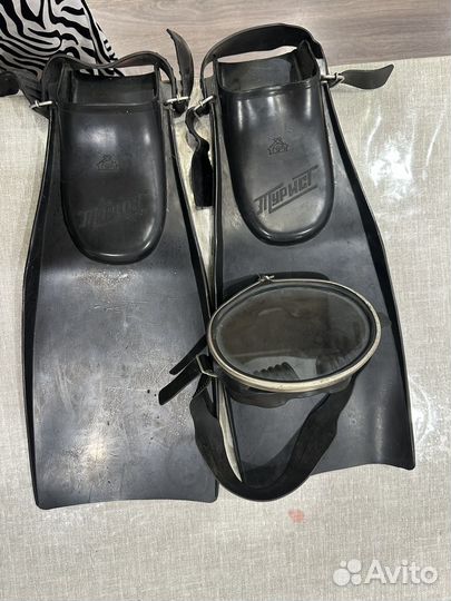 Ласты и маска для плавания