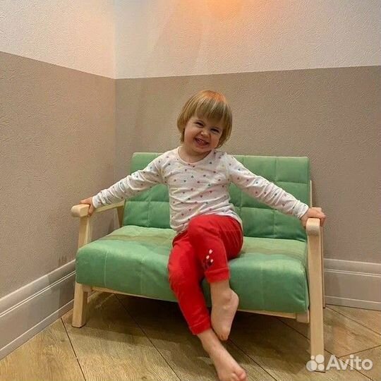 Детский мягкий мини диван от года